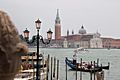 Die Klosterkirche San Giorgio Maggiore scheint mitten auf der Lagune zu schwimmen. Die Fassade erinnert...