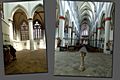 Er ist eine dreischiffige Basilika mit einem Chorumgang und sieben Chorkapellen