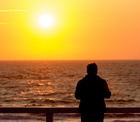 Einige Sonnenuntergänge von verschieden Standpunkten aus ...