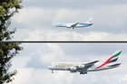 ... in der Luft (2 Tage später beim Landeanflug fotografiert)