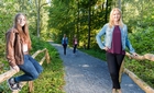 Nun geht es in den Wald