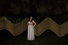 Aliens suchen das Ziel mit LED-Lichterkette