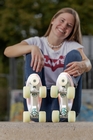 Sehr gepflegt, die Roller Skates