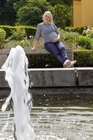 Der Springbrunnen springt nicht so richtig hoch