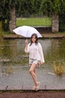 Blitzschirm wurde zum Regenschirm