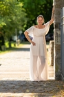 Model ohne Hut