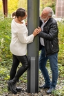 ... durch Stahlträger getrennt